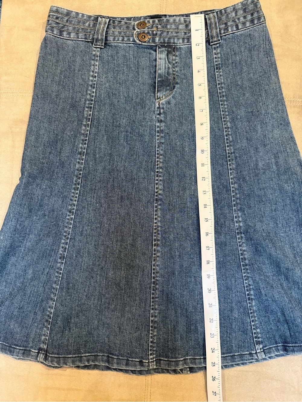H&M A-Line Denim Skirt - Picture 3 of 5